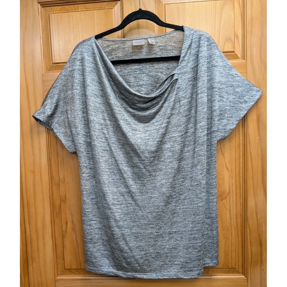 Easywear By Chico's Women's Size 3 Top Dolman Short Sleeves Stretchy Workwear